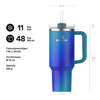 Stanley 1913 Quencher H2.0 Flowstate fľaša na pitie so slamkou - termohrnček udrží nápoje ľadovo