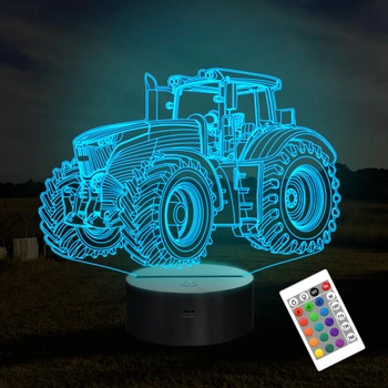 Nočná LED lampička traktor Attivolife