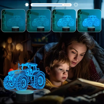 Nočná LED lampička traktor Attivolife