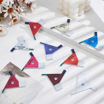 ORIGACH 10 kusov farebných šijacích meradiel, meradiel šírky švov, nástroje na značenie aplikácií pre šijacie
