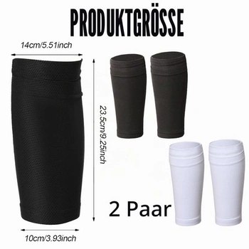 2 páry fotbalových ponožek s chrániči holení, protiskluzové návleky, držáky na chrániče holení,