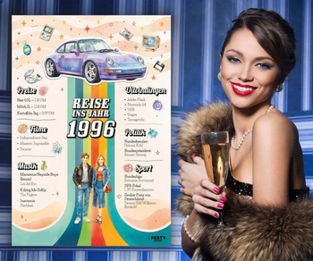 Dárek FestySpark k 30. narozeninám muže - Přání k 30. narozeninám ženy 1996