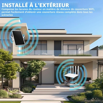 Solárny WiFi opakovač LCLCTEK C&E-L8