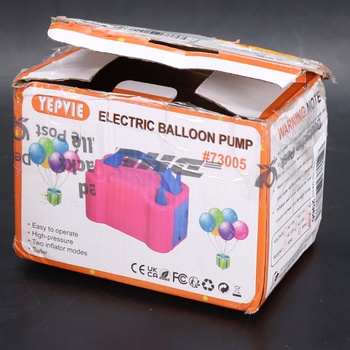 Elektrické čerpadlo na balóniky YEPVIE, 600W elektrické čerpadlo na balóniky so 14 súpravami balónikových