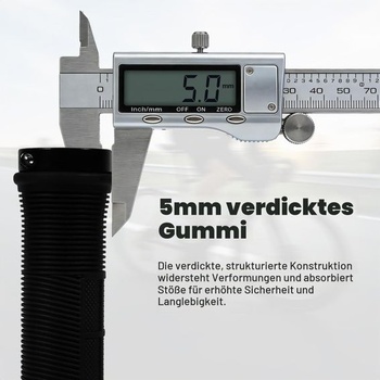 Gripy na riadidlá, univerzálne gripy na riadidlá 22 mm, ergonomické protišmykové gumové gripy na