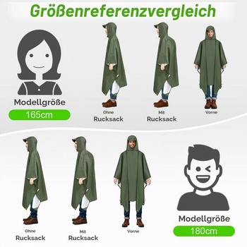 Vicloon Rain Poncho, unisexová bunda do dažďa, pláštenka do dažďa, kabát do dažďa pre dospelých s