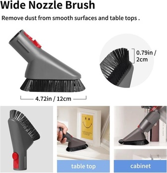 5dílná sada příslušenství k vysavači Dyson, kompatibilní s Dyson V7, V8, V10, V11 a V15, náhradní