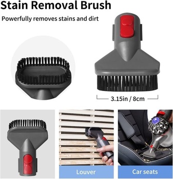 5dílná sada příslušenství k vysavači Dyson, kompatibilní s Dyson V7, V8, V10, V11 a V15, náhradní