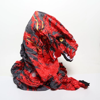 Kostým JASHKE Trex Nafukovací kostým Dinosaura Kostým Dino Kostým Trex Kostýmy pro dospělé (červená)