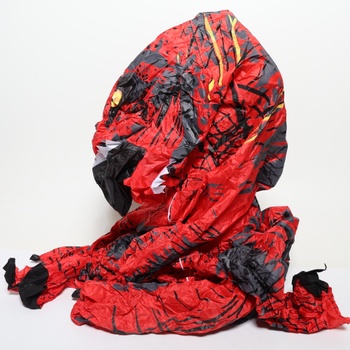 Kostým JASHKE Trex Nafukovací kostým Dinosaura Kostým Dino Kostým Trex Kostýmy pro dospělé (červená)