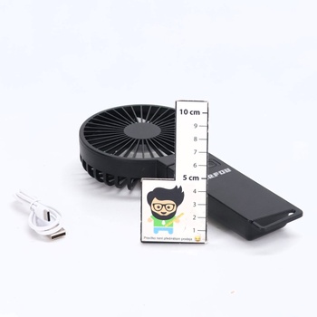 Ručný ventilátor SURFOU s batériou 4000 mAh, prenosný mini ventilátor so 4 rýchlosťami, dobíjací cez