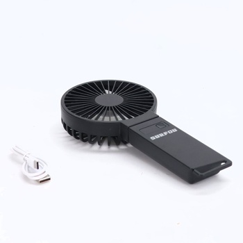 Ručný ventilátor SURFOU s batériou 4000 mAh, prenosný mini ventilátor so 4 rýchlosťami, dobíjací cez
