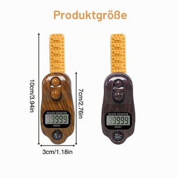 Golgner 2dielny digitálny počítadlo korálikov, počítadlo korálikov Budhu, počítadlo modlitebných