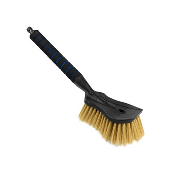 Tom PaR kefa na umývanie áut štandardná mäkká 44 cm, prípojka vody - modrý mäkké štetiny bez vodného
