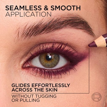 Očný make-up L'Oréal Paris, očná linka Haute Couleur Khol pre intenzívnu farbu a ľahké roztieranie,
