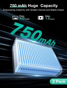 Sada 2 baterií LP-E12 a 18W rychlonabíječky s dvojitým nabíjecím kabelem, USB-C box