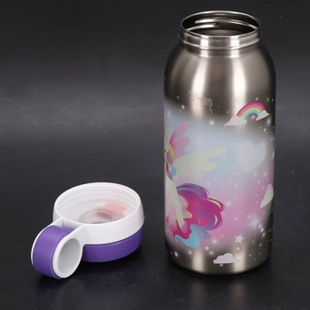 Fľaša na pitie Mepal nerezová Unicorn Glow
