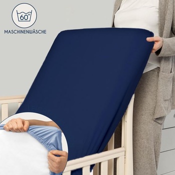 Dreamzie - Napínacie prestieradlo 40x90cm pre bábätká - Balenie 2 ks - 100% bavlnený džersej 40 x 90 cm