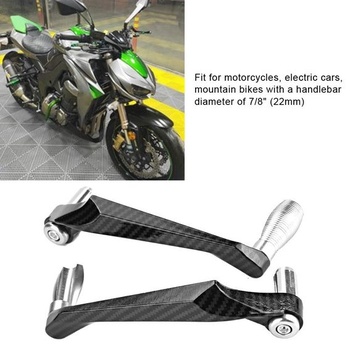 1 pár chráničov bŕzd na riadidlá motocykla, 22mm 7/8 palca hliníkovej zliatiny, chrániče páky brzdy a