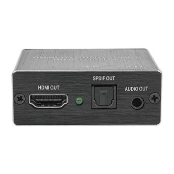 HDMI na HDMI audio extraktor, 4K x 2K audio extraktor, rozbočovač s 3,5 mm stereo audio rozbočovačom
