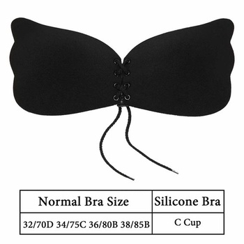2 samolepiace push-up podprsenky – neviditeľné silikónové podprsenky bez ramienok s voľným chrbtovým