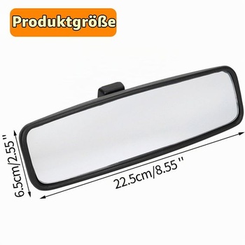 Spätné zrkadlo do auta 814842, zosilnené vnútorné zrkadlo do auta bez oslnenia, okenné zrkadlo,