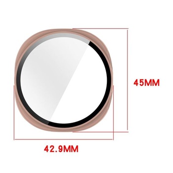 Puzdro TingYR kompatibilné s Samsung Galaxy Watch 8 40mm, PC + ochrana displeja z tvrdeného skla,