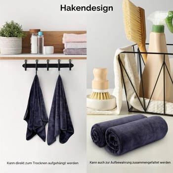 Hejo 2 kusy ručníků pro psy, extra savý ručník pro štěňata, měkký ručník z mikrovlákna 75 cm × 35