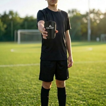 Chrániče holení Cavest Mini na futbal, pre deti i dospelých, malé, 12 x 8 cm, ultraľahké, 30 g s EVA