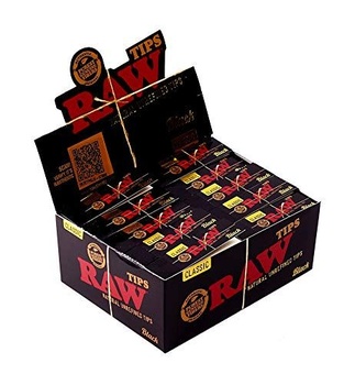 Čierne špičky RAW, tenké - 17 x 58 mm, 50 špičk v brožúre, 50 brožúr v krabici