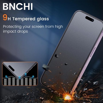 Sada 2 matných ochranných fólií s 360° krytem pro iPhone 14 Pro Max, tvrzené sklo pro ochranu