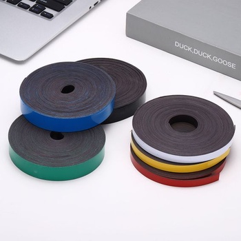 PATIKIL magnetické proužky v roli 10 m x 1 cm, flexibilní magnety na ledničku, zelené