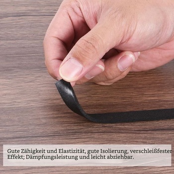 PATIKIL 5m samolepiaca tesniaca páska, 5mm (Š) x 2mm (H) Tesniaca páska na okná a dvere, penová lepiaca