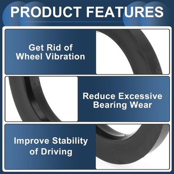INFINAUTO Strediace krúžky náboja kolies 84,1 mm až 60,1 mm 4 kusy pre auto