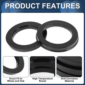 INFINAUTO Strediace krúžky náboja kolies 84,1 mm až 60,1 mm 4 kusy pre auto
