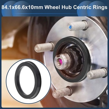 INFINAUTO Strediace krúžky pre náboje kolies 84,1-66,6 mm vyrobené z polykarbonátu, 4 kusy