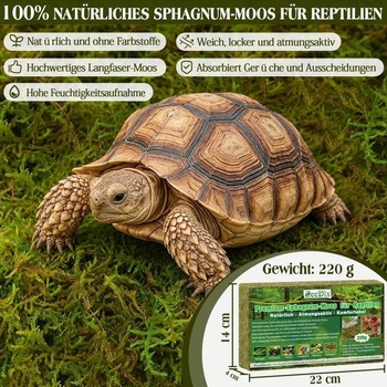 ZeeDix rašeliník 230g do terária a rastlín Natural 226g