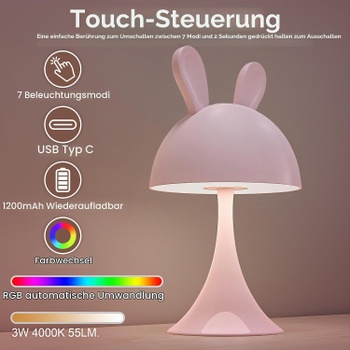 Stolová lampa Femkey BS2569-Pink