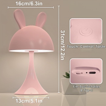 Stolová lampa Femkey BS2569-Pink