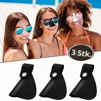 Trojdílný chránič nosu na brýle, ochrana nosu před sluncem, flexibilní chránič nosu na brýle,