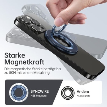 Magnetický držiak na telefón SYNCWIRE s magnetickým krúžkom pre MagSafe, magnetický stojan na