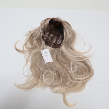 Esmee Dlhé rovné blond parochne pre ženy s ofinou, prírodné syntetické vlasy, ombré parochňa pre