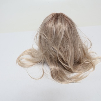 Esmee Dlhé rovné blond parochne pre ženy s ofinou, prírodné syntetické vlasy, ombré parochňa pre