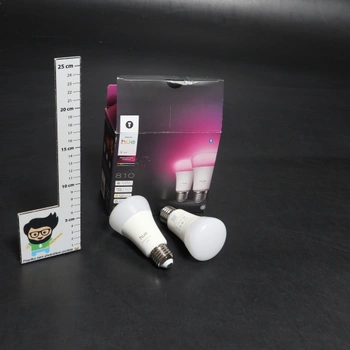 Žiarovka Philips Hue Smart LED A60, biela a farebná ambientná žiarovka, pätica E27, 6W, plnospektrálna