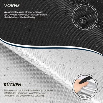 Úložný vak na záhradné vankúše AOOWU, úložný vak na záhradné vankúše s obojstrannou rukoväťou,
