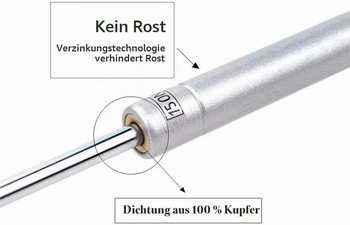 Plynová pružina, 2 kusy, hydraulická/pneumatická, držiak plynovej pružiny do kuchynskej skrinky,