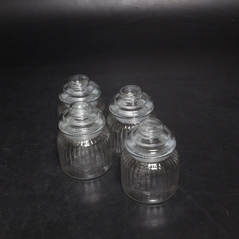 Sada dóz 500 ml sklněné 4 kusy