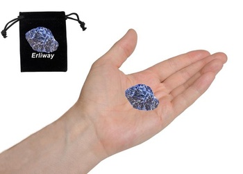 Erliwayský sodalitový krystal, surový, velký, 3,2-5 cm, léčivé krystaly