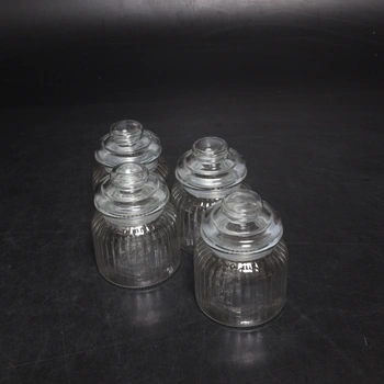 Sada dóz 500 ml sklněné 4 kusy