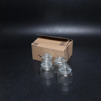 Sada dóz 500 ml sklněné 4 kusy